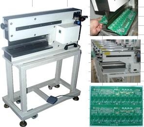 Pneumatic PCB Depanelizer For PCB Assembly , CWVC-2 V Cut Separator