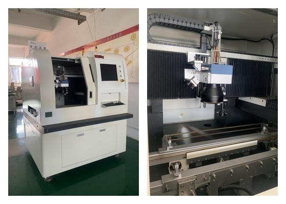 330*320mm ダブルワークエリアレーザーデパネルリングマシン 2500mm/s 高速 優れたカット仕上げ